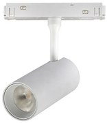 Faretto Led da binario magnetico 16mm 20W bianco orientabile Bianco caldo 3000K M LEDME