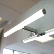 Lampada Led 40 Cm Savini Due Cromo Lucido
