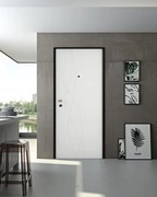 Pannello per porta blindata laccato bianco L 93  x H 213 cm, Sp 6 mm apertura sinistra