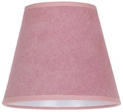 Duolla - Paralume per lampada da tavolo  SOFIA XS E14 diametro 18,5 cm rosa