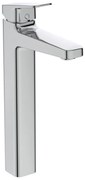 Rubinetto per lavabo getto laminare cristallino Ceraplan cromo lucido IDEAL STANDARD H 32.1 cm