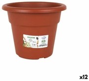 Vaso Dem Greentime Rotonda Marrone ø 18 x 14,6 cm (12 Unità)