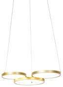 Lampada a sospensione dorata con LED dimmerabile a 3 livelli 3 luci - Rondas