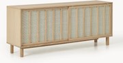 Credenza con frontali in rattan Echo
