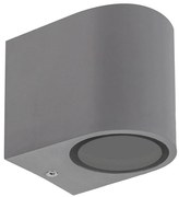 Applique da esterno  PARETE 1xGU10/6W/230V IP54 grigia