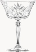 Set di 6 coppe champagne in cristallo Melodia