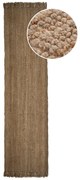 Passatoia di colore naturale in iuta tessuta a mano 60x300 cm Jute Boucle – Flair Rugs