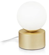 Lampada Da Scrivania Contemporanea Perlage Metallo Ottone 1 Luce G9 3W 3000K