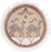 Agra Tappeto orientale 50 x 50 (Indian) Annodato A Mano