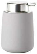 Dispenser di sapone in porcellana grigio chiaro 250 ml Nova - Zone