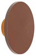 Lampada da parete moderna per esterni marrone ruggine con LED IP54 - Skyf