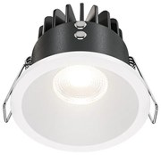 Faretto Da Incasso Moderno Zoom Alluminio Tondo Bianco Led Dimmerabile