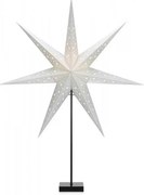 Markslöjd 704453 - Decorazione natalizia SOLVALLA 1xE14/25W/230V argento 1m