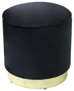 LARA - pouf rotondo in velluto