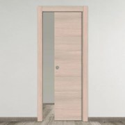 Porta interna scorrevole Bexar in legno colore larice, L 70 x H 210 cm, apertura reversibile