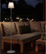 Eglo 901902 - Lampada da terra solare a LED SCORDIANO LED/2,3W/3,7V 1800mAh IP44 bianca