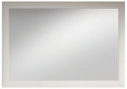 Specchio rettangolare avorio 100 x 80 cm