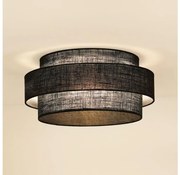 Brilagi - Plafoniera SPACE YUTE LED/12W/230V diametro 50 cm nero