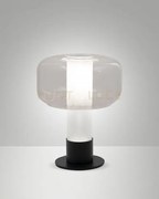 Flick lampada da tavolo trasparente 1 luce attacco e14 dimmerabile