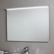 Koh-i-noor Sartoria lampada per specchio 80 cm da incollare led 4000k in alluminio anodizzato lucido