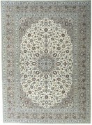 Kashan Tappeto 260 x 350 Beige (Iran) Annodato A Mano