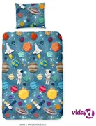 Good Morning Copripiumino per Bambini PALLAMA 140x200/220 cm Azzurro