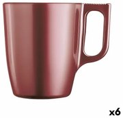 Tazza Mug Luminarc Flashy Rosso 250 ml Vetro (6 Unità)