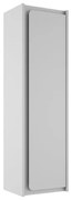 Colonna per mobile bagno Indico VISOBATH 1 anta P 28 x L 120 x H 34.5 cm grigio laccato mdf
