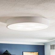 TEMAR LIGHTING Plafoniera Cleo, Ø 60 cm, IP20, bianco, metallo, E27
