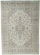 Kashan Tappeto 360x260 Beige (Iran) Annodato A Mano