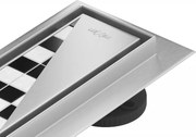 Mexen Flat M13 scarico lineare 2 in 1 160 cm, inox - 1010160