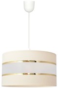 Lampadario su filo HELEN 1xE27/15W/230V crema