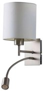 Lindby - Camilo Applique da Parete Nickel/White Lindby