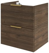 Mobile da bagno sotto lavabo SENSEA Neo lucido L 60 x H 64 x P 48 cm 2 cassetti, lavabo non incluso