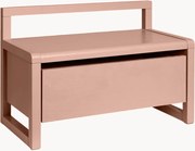 Panca in legno per bambini con contenitore Little Architect