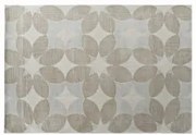 Tappeto DKD Home Decor Beige Poliestere Cerchi (160 x 230 x 0.9 cm)