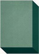 Tappeto in lana a pelo corto tessuto a mano Tekla Box