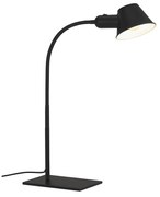 Lampada Da Tavolo Nordico Brello Metallo Nero 1 Luce E27