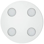 Plafoniera design Phanteon 4 x GX53 bianco 3 cm