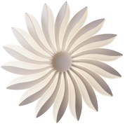 Lampadario Plafoniera Led Sunrise Moderno Colore Bianco 90W Dim 61,5 x 8,5 cm