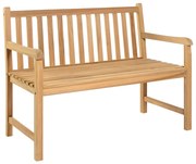 Panchina da giardino 114 cm in legno massello di teak