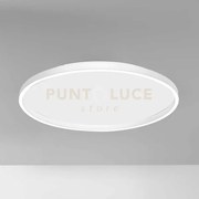 Aela p/g - plafoniera led in alluminio bianco 3000k-4000k 3900-4000...