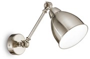 Applique Industrial-Minimal Newton Metallo Cromo 1 Luce E27