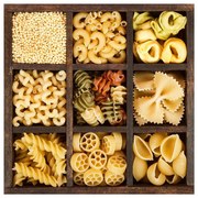 Dipinto su vetro 30x30 cm Pasta Box – Styler