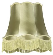Paralume in seta verde 45 cm - Granny