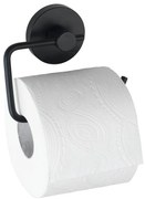 WENKO 24738100 - Porta rotolo per carta igienica VACUUM-LOC RUND SCHW 13,5x10,5 cm nero