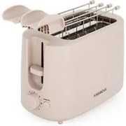 Tostapane 2 fette 7 livelli di tostatura 750 W tortora