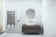Aurora specchio da parete da bagno rotondo retro-illuminato d.60cm ...