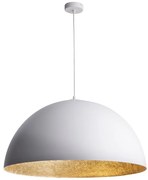 Lampadario a sospensione con filo SFERA 1xE27/60W/230V diametro 35 cm bianco/oro