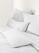 Copripiumino in flanella a righe sottili Javon